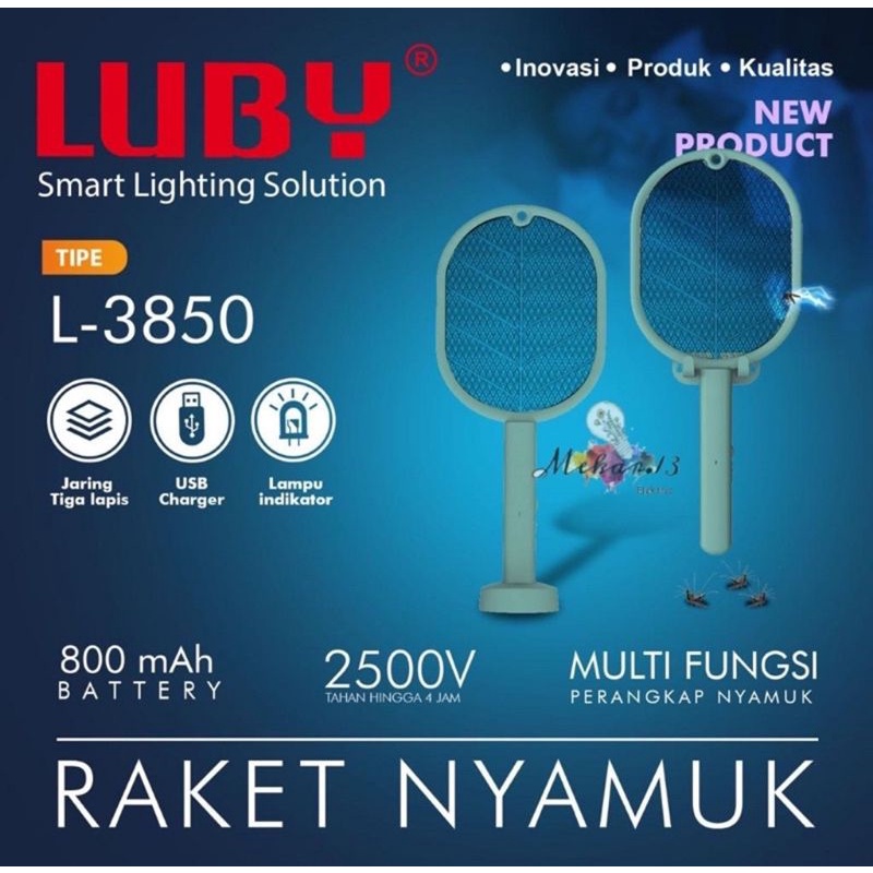 Raket Nyamuk Mini Luby L-3850