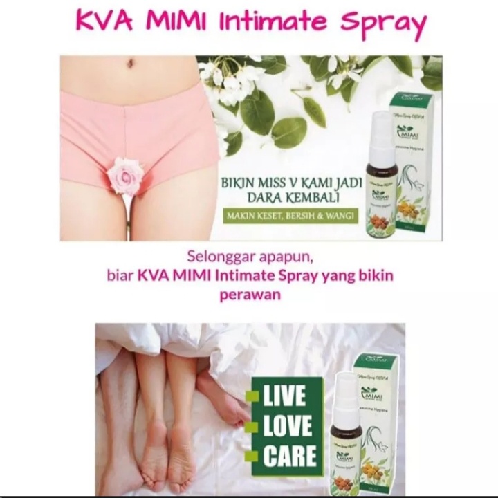 Mimi Spray KVA Dr Boyke Original Sahira Feminime Hygiene BPOM 30ml Asli