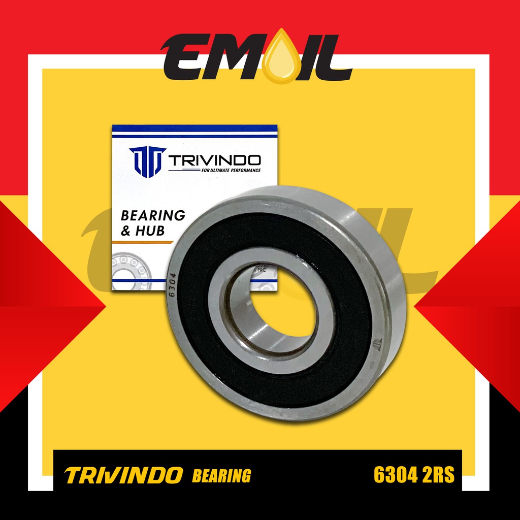 Ball Bearing Laher 6304 2RS Merk Trivindo