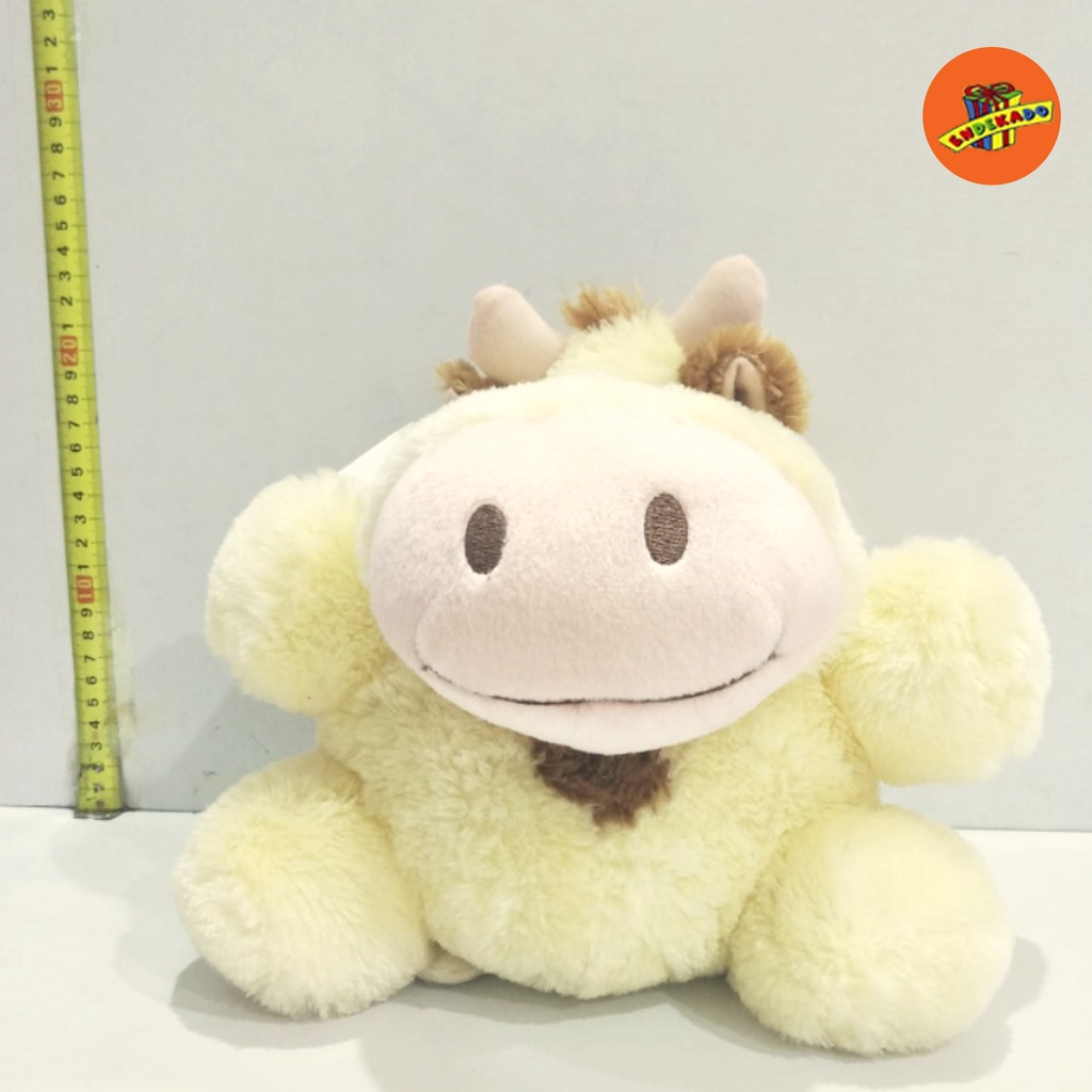 BONEKA SAPI SMILE L - Boneka Binatang