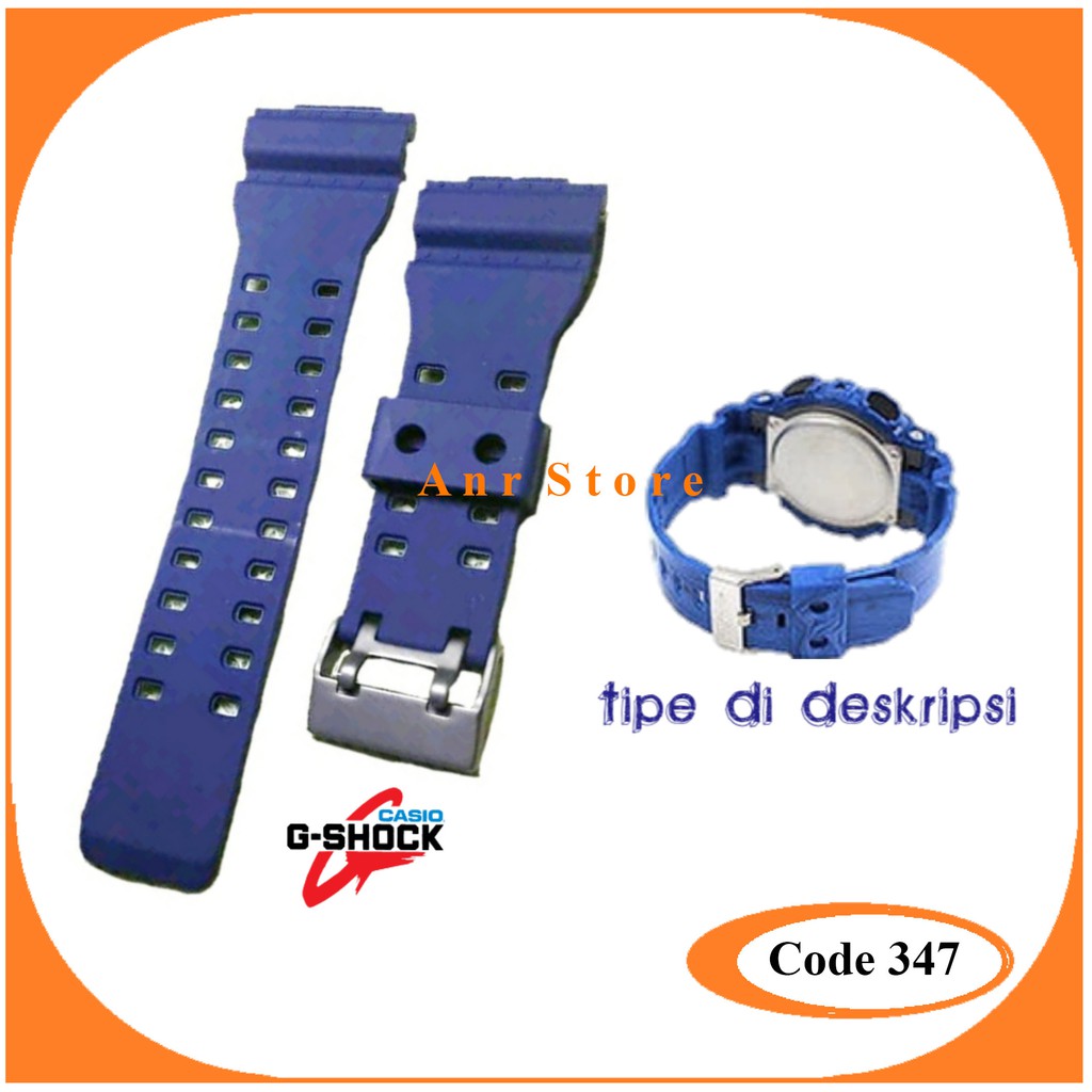 Tali Jam Tangan Casio G-Shock GA100 GAC100 GD100 G8900 Biru Dongker Premium