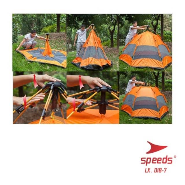 Tenda Camping murah tenda kemah 4 orang LX018-07