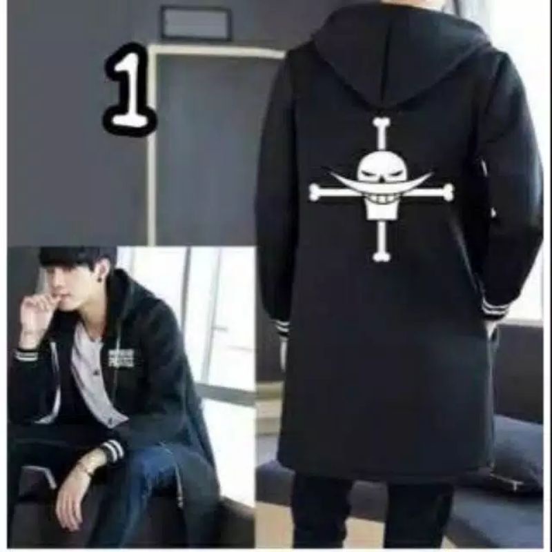 jubah anime one piece pirates hoodie