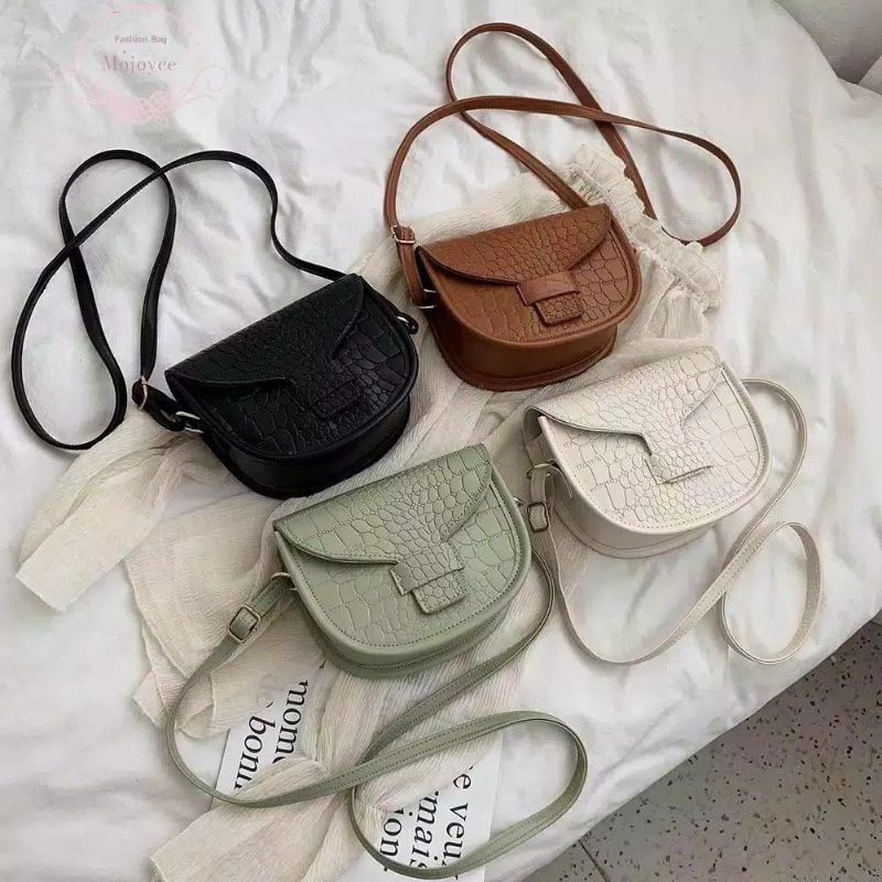 Tas Selempang Mini Wanita Loly  Slingbag Croco Murah