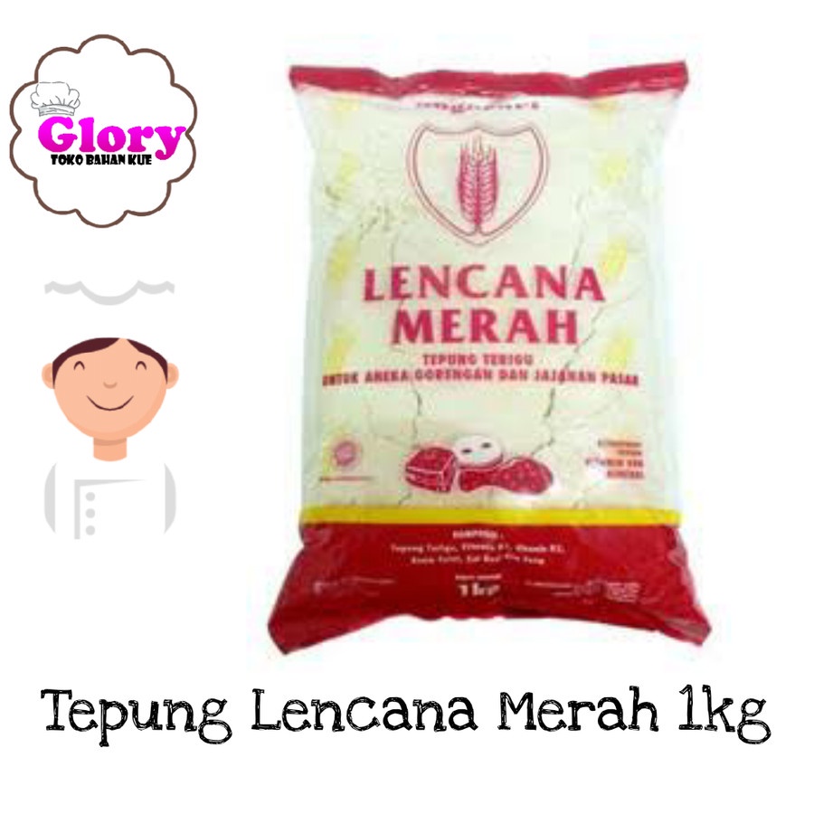 

tepung terigu lencana merah 1kg