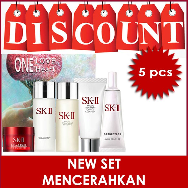 SKII/ SK II / SK2 NEW BASIC PAKET Genoptics AURA essence dan RNA power 15 gr