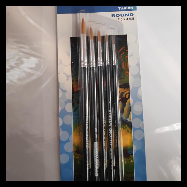 

BARU LYRA ART BRUSH ROUND SET 5 PERALATAN MELUKIS MURAH MERIAH