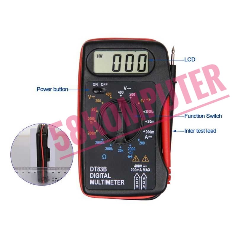 Multiteste Digital Voltage Tester Digital Aneng DT83B