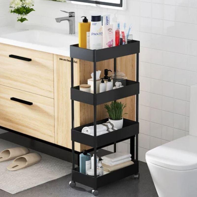 SHENAR RAK TROLI 4 SUSUN SALON DAPUR KAMAR TIDUR MANDI / RAK SUSUN STAND HANGER SERBAGUNA, RAK SAMPING DAPUR RAK KAMAR MANDI RAK BUKU, SHENARCORNER168