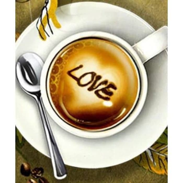 Coffee Art Stencil - Stensil Dekorasi Busa Kopi Tema Valentine (8pcs)