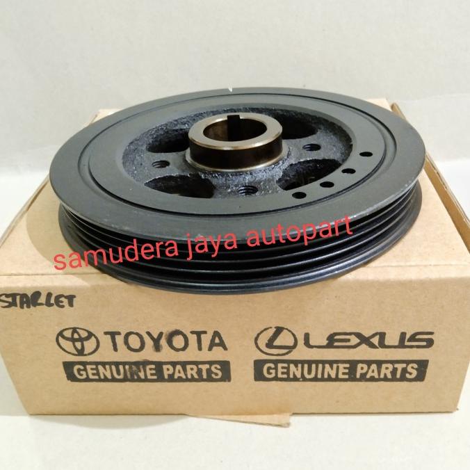 pully kruk as pulley crankshaft Toyota Starlet