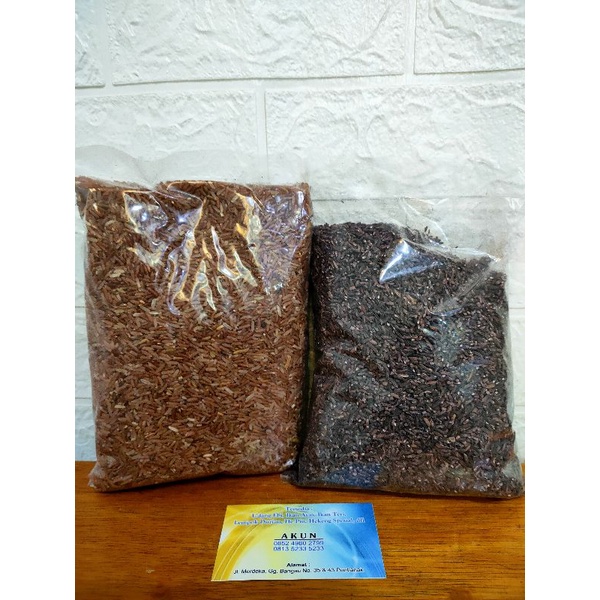 

Beras Hitam dan Beras Merah lokal Pontianak 1KG