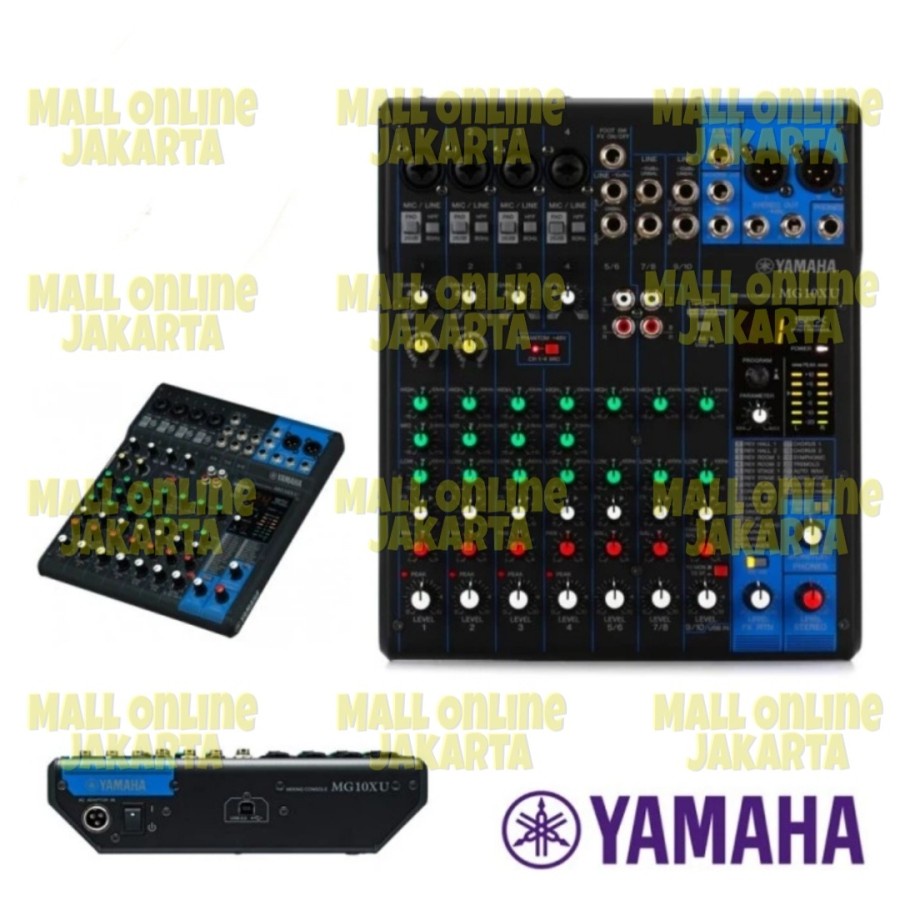 Mixer Yamaha Mg10Xu Original 10 channel Mg 10Xu Mg 10