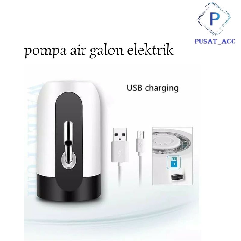 Pompa Air Minum Galon Elektrik Rechargable Dispenser Minum Elektrik Otomatis