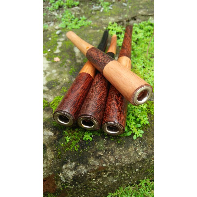 once pipa rokok  kombinasi 3 kayu