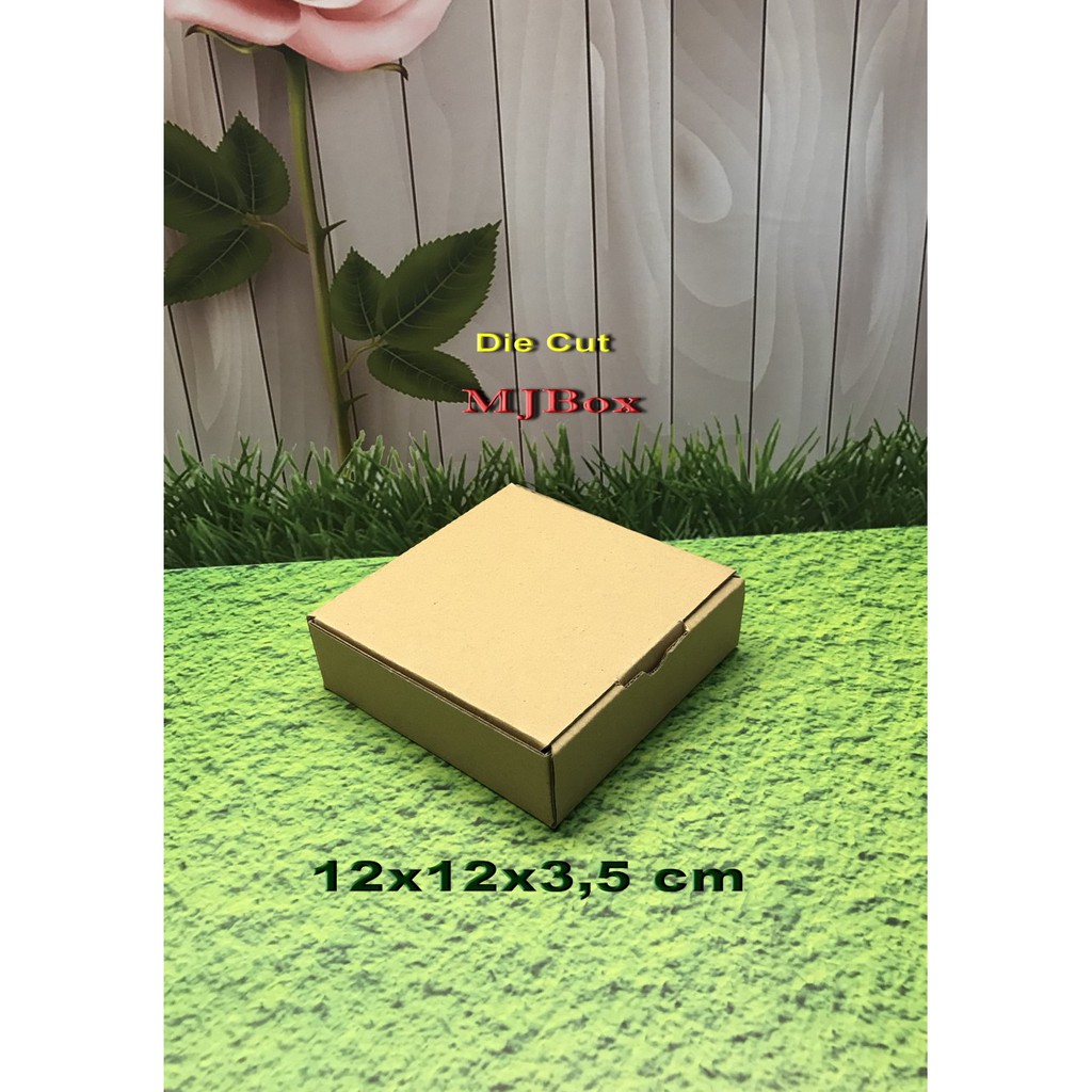 Kardus Karton Uk, 12x12x3,5 cm...Die Cut U/packing - aksesoris - dll-1