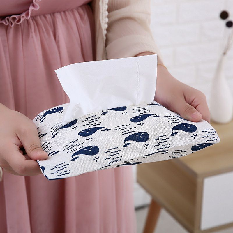 ~ PIYOSHI08 ~ Tempat Tissue Bahan Kanvas Motif Lucu Cover Sarung Tisu  Murah PR97