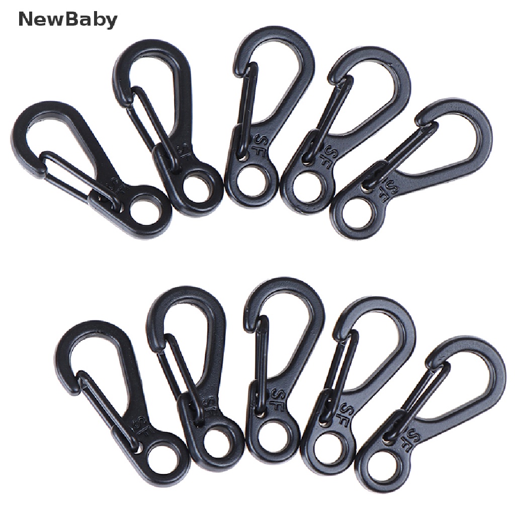 10pcs Klip Carabiner Mini Untuk Gantungan Kunci Camping