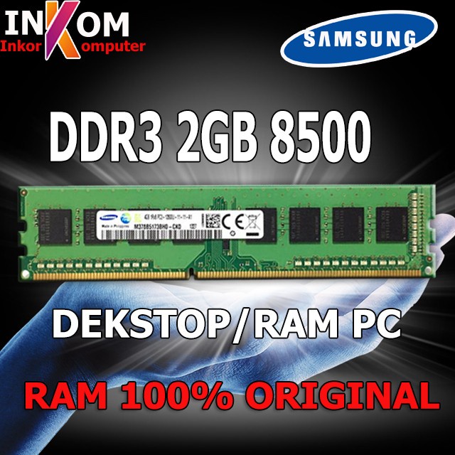 Ram Memory Buat PC 2 Gb 2Rx8 Pc3-8500