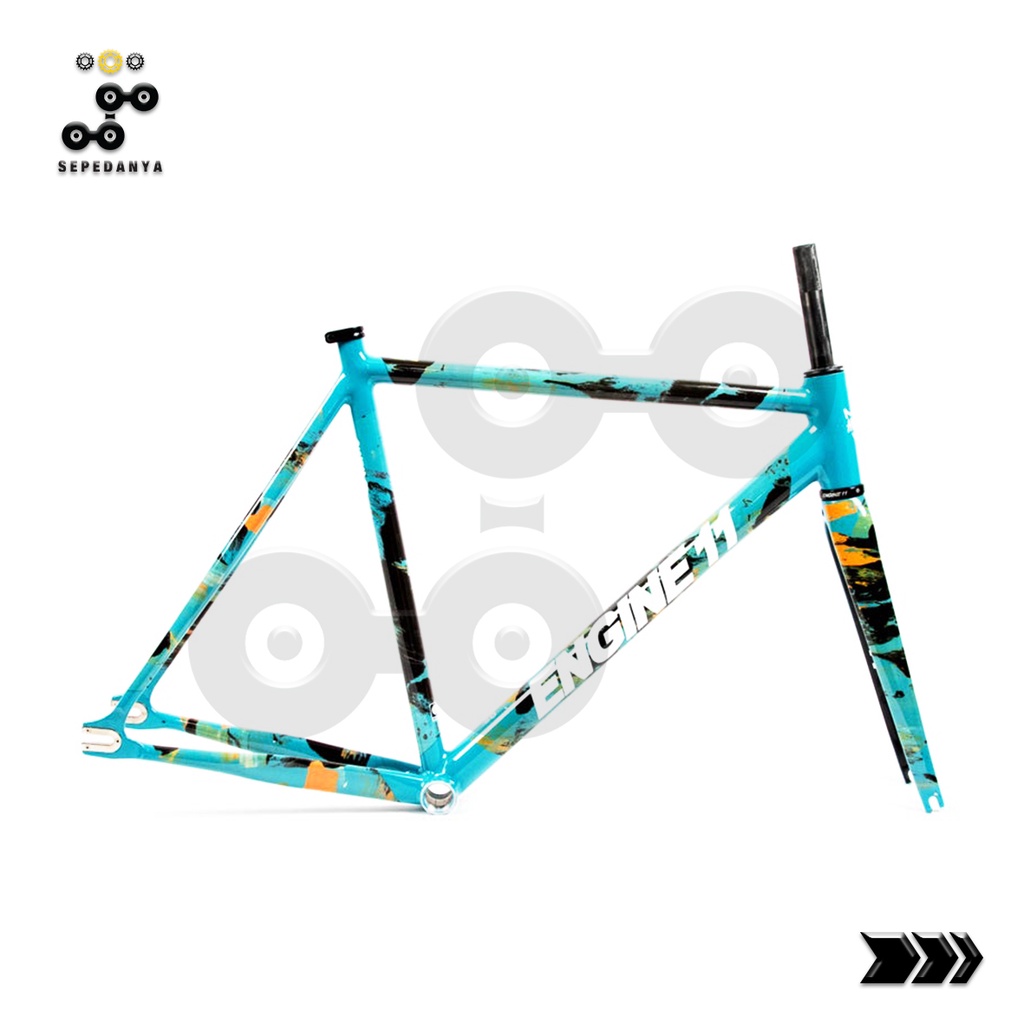 Engine 11 Engine11 Hunter Bros Edition Frameset Frame Set Sepeda Fixie Fixed Gear Track Bike Bicycle