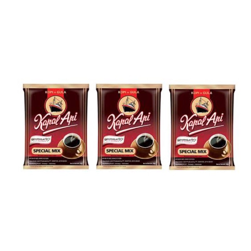 

KOPI KAPAL API MIX + GULA 10 SACHET ORIGINAL