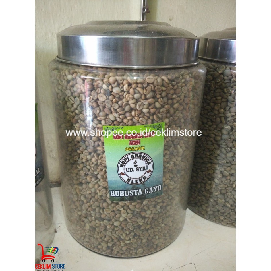 

Biji Kopi Robusta Gayo (Green Bean) 500Gr