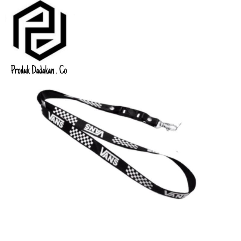 

lanyard gantungan VANS OF THE WALL logo/kunci/tulisan/tali kartu nama/flashdisk/key/kartu nama/idcard/hp