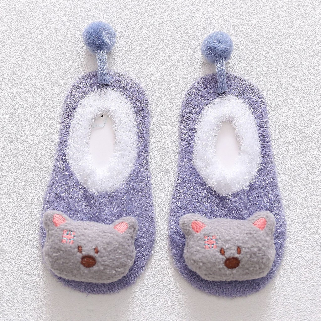 NUZ HappyOliver DEER HOUSE Kaos Kaki Anak Bayi Laki Laki Perempuan Newborn - 12 Bulan Importt