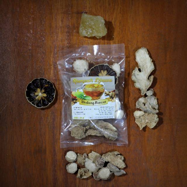 

Wedang kencur rempah komplit