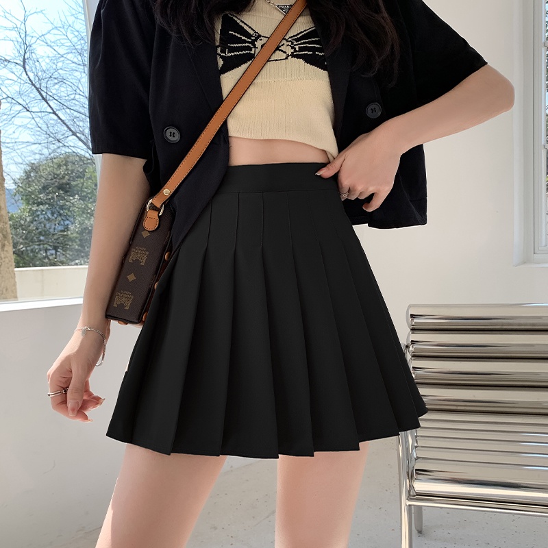 Basic Mini  Pleated Uniform Skirt 2688 (S-XXL)