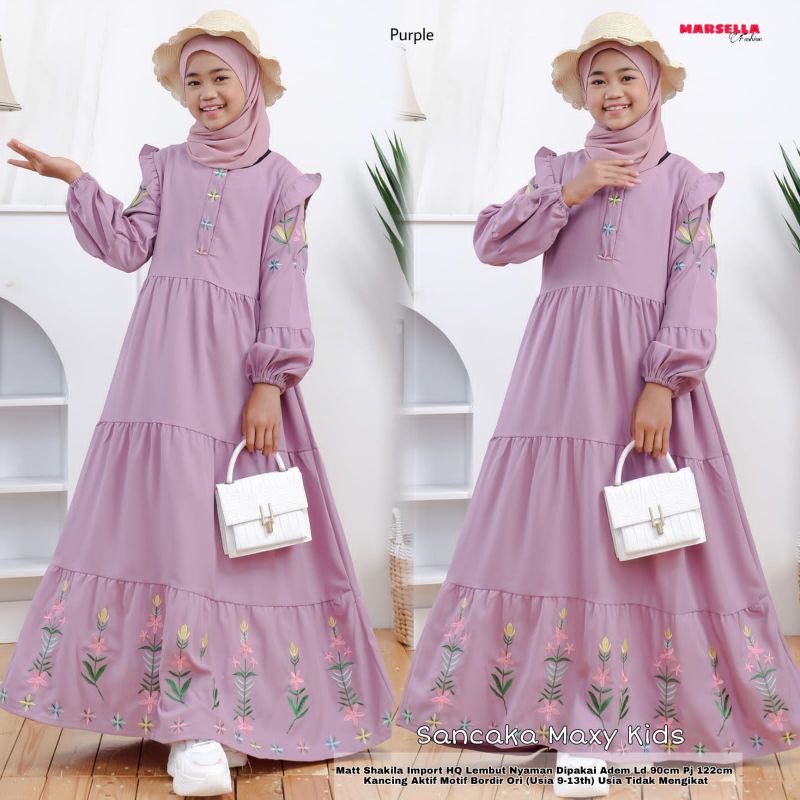 sancaka maxy kids by marsela ori gamis anak