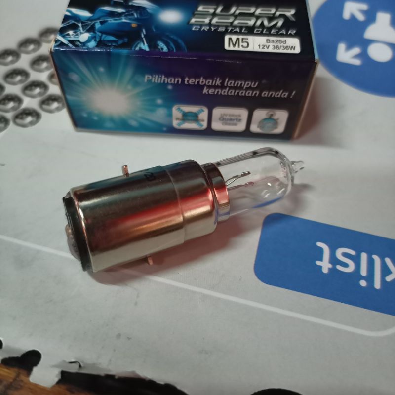 BOHLAM LAMPU DEPAN HALOGEN SUZUKI THUNDER 125 VESPA