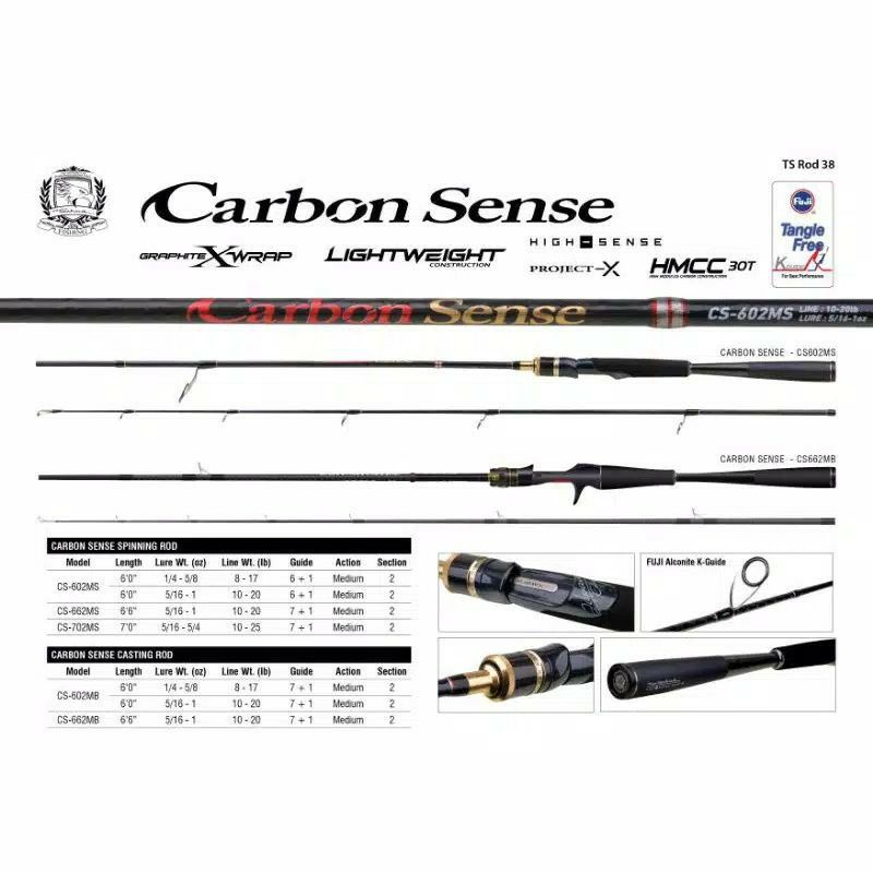 Joran BC Seahawk Carbon Sense