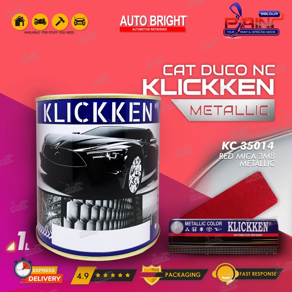 Cat Duco Metallic KLICKKEN METALLIC - KC 35014 RED MICA 3M8 MET