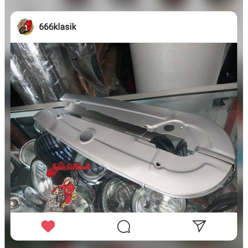 tutup rantai rante honda c70 astrea star prima arm pendek shock panjang