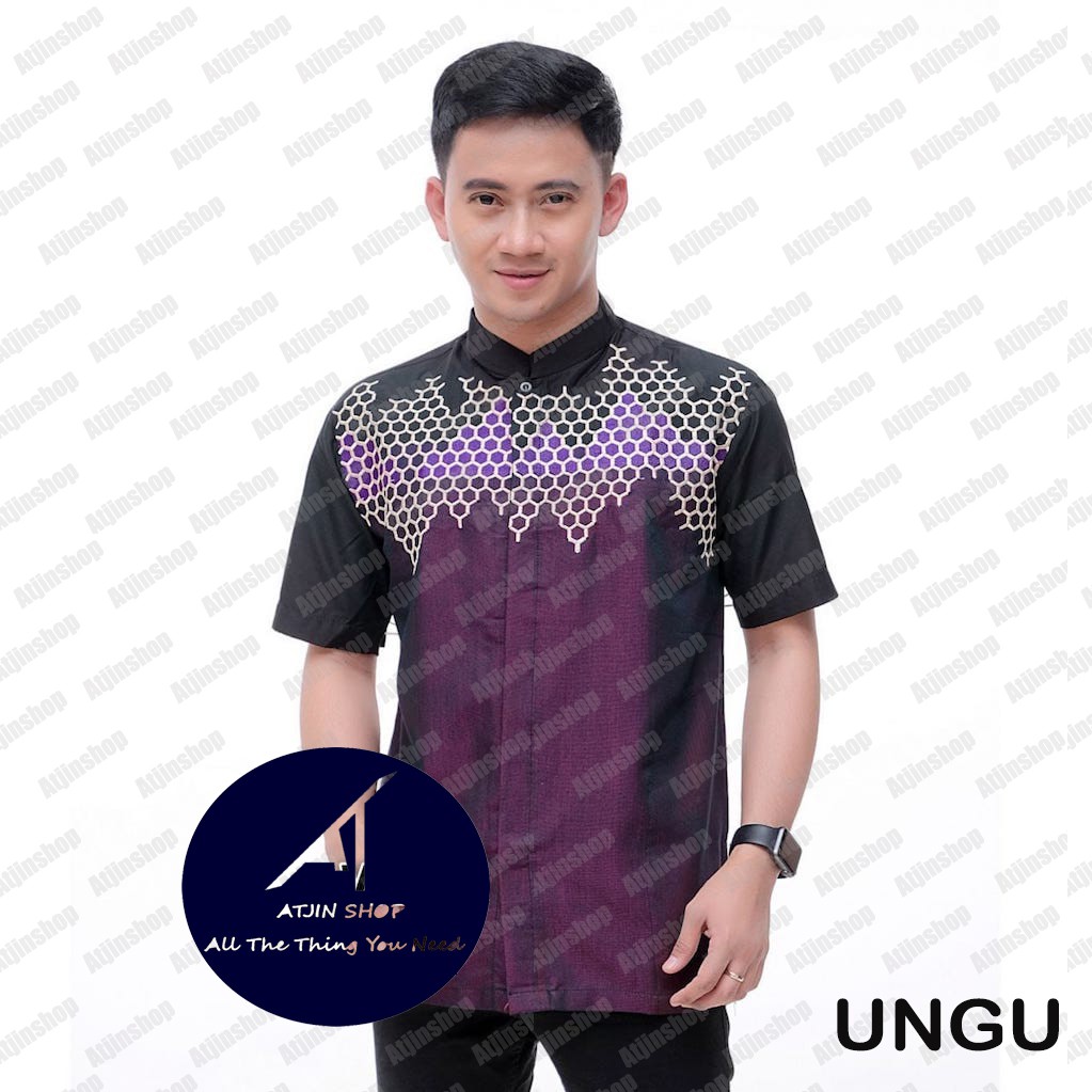 Baju Koko Qordore Kurta Bordir Lengan Pendek Matt Katun Toyobo Adem Tebal Halus Terlaris