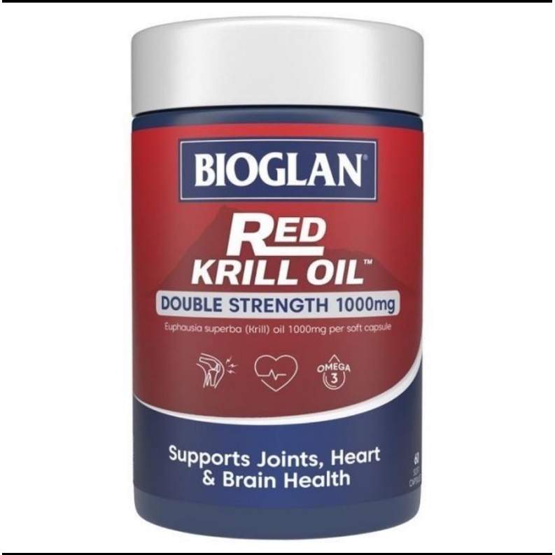 Red Krill Oil 1000 Mg 60 Kapsul -- Bioglan