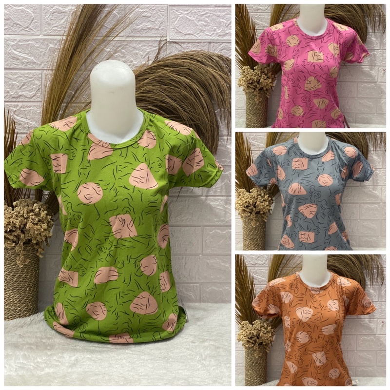 Kaos Wanita Motif Standar Voxy Kaos Motif Wanita Standar