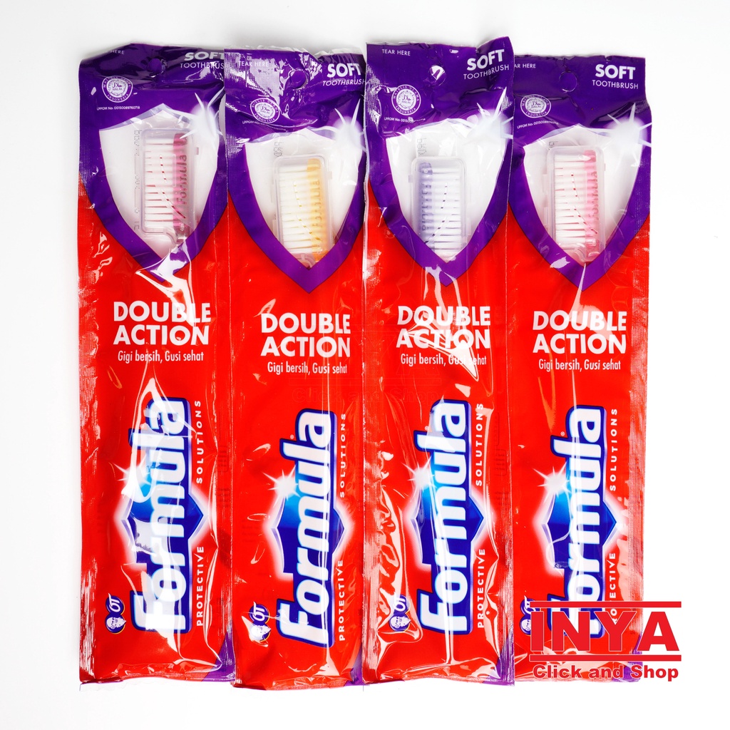 SIKAT GIGI FORMULA DOUBLE ACTION SOFT TOOTHBRUSH