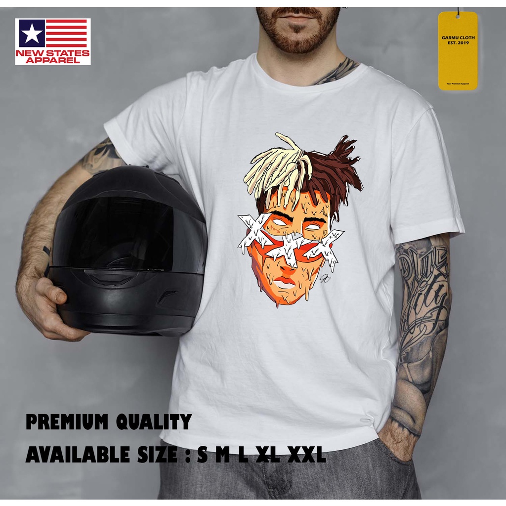 KAOS XXXTENTACION / KAOS MUSIC / KAOS PRIA MURAH / KAOS DISTRO / KAOS BISA COD / XT2