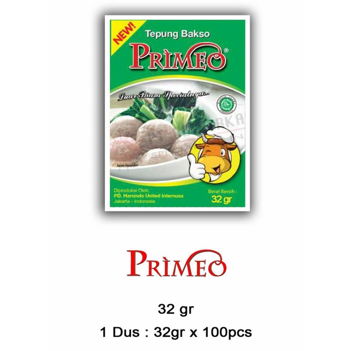 

PRIMEO TEPUNG PENGENYAL BAKSO 32grm