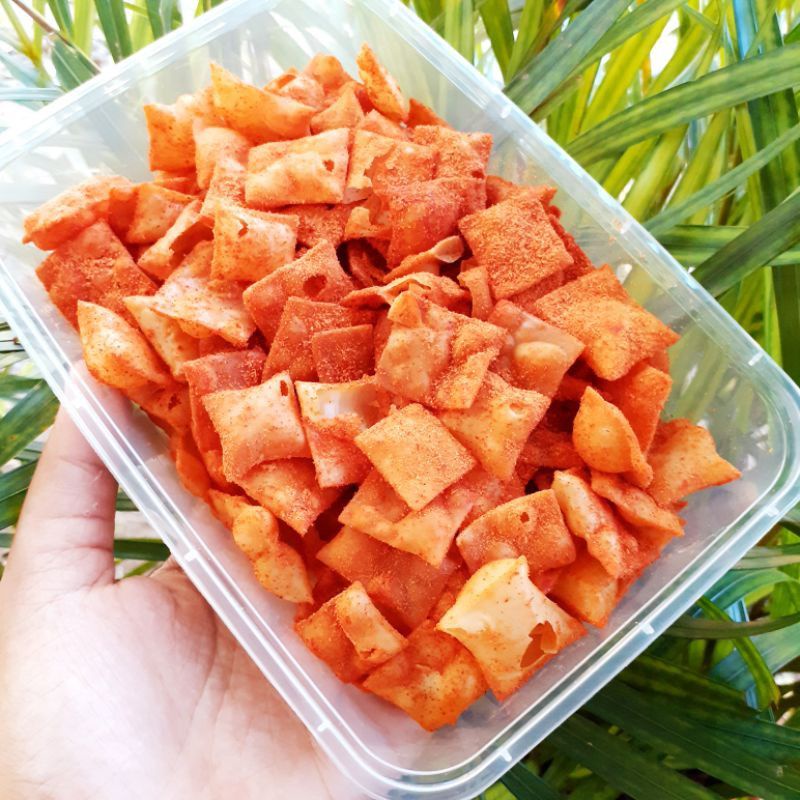 

KRIPIK KULIT PANGSIT KEMASAN BOX/ KRIPIK PANGSIT/PANGSIT GORENG/KRIPIK BOX