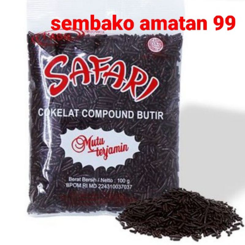 L'AGIE Safari - Meses Cokelat Bermutu - 100g Meises