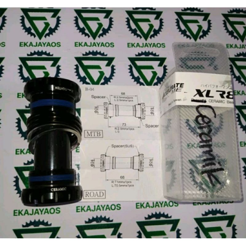 Bottom Bracket Ceramic XLR8 - BB Ceramic XLR8 - BB XLR8 Ceramic - BB HT2 - BB Hollowtech 2
