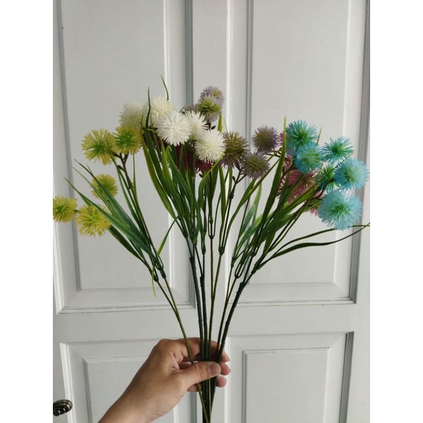 Bunga Dandelion artificial / Dandelion 2 Cabang / Bunga artificial