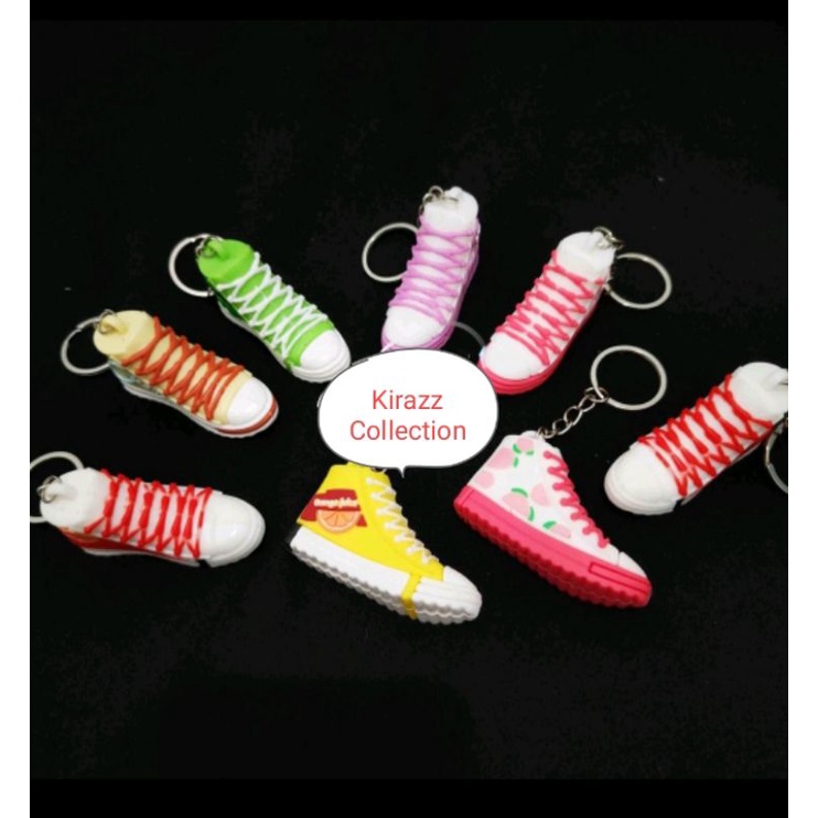 Gantungan Kunci Sepatu Wanita (Sudah + plastik Kemasan)