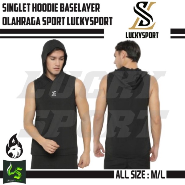 Lekbong Singlet Limited Hoodie Baselayer Manset Dijual Kupluk Olahraga Hoodie - LUCKYSPORT