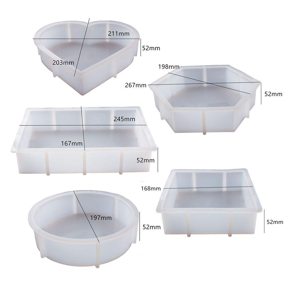 Solighter Resin Epoxy Cetakan Clay Alat DIY Kerajinan Tangan Mainan Geometri Spesimen