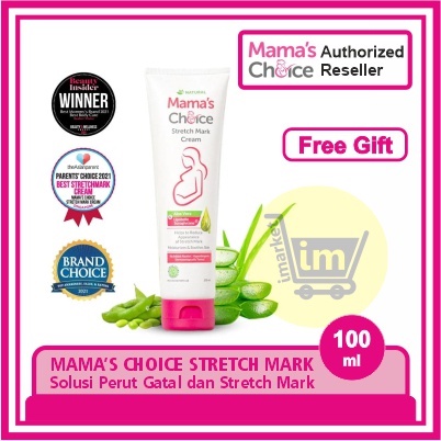 MAMA'S CHOICE STRETCH MARK CREAM ( SOLUSI PERUT GATAL DAN STRETCH MARK ) / CREAM PENGHILANG STRETCH MARK