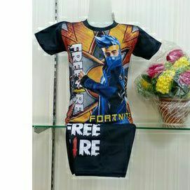 STELAN ANAK LAKI-LAKI MOTIF GAME ONLINE FF  USIA 1-12 THN/BAJU ANAK ZAMAN NOW/STELAN ANAK TERBARU-1